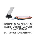 Office Jansan | Durable 569800 10 Sleeves SHERPA Reference System Extension Set - Assorted Borders and Panels image number 10