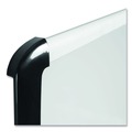 | MasterVision MVI210401 Pure White 96 in. x 48 in. Aluminum Frame Platinum Magnetic Dry Erase Board - White/Silver/Black image number 4