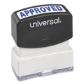 Office Jansan | Universal UNV10043 Pre-Inked One-Color Approved Message Stamp - Blue image number 0