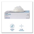 New Year New Savings! Save $25 off $150 | Boardwalk BWK361XLBX 3.6 mil 9.5 in. Long Powder-Free Exam Vinyl Gloves - Extra Large, Clear (100/Box) image number 5