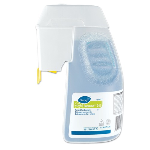 Cleaning & Janitorial Supplies | Suma 94977476 Supreme 2.6 qt. Optifill System Refill Concentrated Pot and Pan Detergent - Floral image number 0