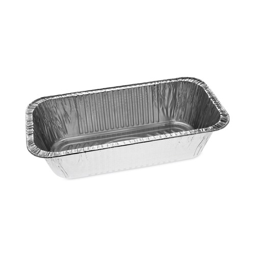 Office Jansan | Pactiv Corp. Y6062XH 5.9 in. x 8.04 in. 1/3 in. Size Aluminum Steam Table Pan - (200/Carton) image number 0