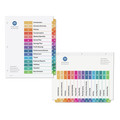 Office Jansan | Avery 11197 Ready Index 11 in. x 8.5 in. 15-Tab 1 to 15 Customizable TOC Dividers - Multicolor Tabs/White (6/Pack) image number 2