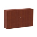  | Alera ALEVA286015MC Valencia Series 58.88 in. x 15 in. x 35.38 in. 4-Compartment Hutch with Doors - Medium Cherry image number 3
