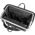 Cases and Bags | Klein Tools 510216SPBLK 16 in. Deluxe Canvas Tool Bag - Large, Black image number 1