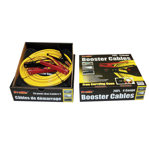 Jumper Cables and Starters | Century Wire D1110420YL Pro Glo Yellow Booster Cables image number 0