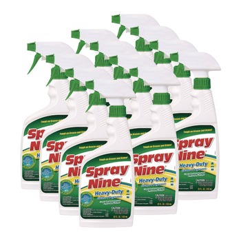 PRODUCTS | Spray Nine 26825 22 oz. Trigger Spray Bottle Citrus Scent Heavy Duty Cleaner Degreaser Disinfectant (12/Carton)