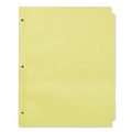  | Universal UNV20836 11 in. x 8-1/2 in. 5-Tab Insertable Tab Index - Buff (36/Box) image number 3