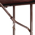 Folding Tables | Alera FT724824MY 48 in. x 23.88 in. x 29 in. Rectangular Wood Folding Table - Mahogany image number 3