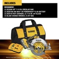 Circular Saws | Factory Reconditioned Dewalt DCS590WW1R 20V MAX XR Lithium-Ion Brushless 7-1/4 in. Cordless Circular Saw Kit with POWERPACK (8 Ah) image number 1