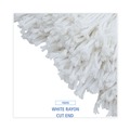 Mops | Boardwalk BWK2032RCT No. 32 Rayon Cut-End Wet Mop Head - White (12/Carton) image number 6