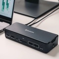 Office Jansan | Verbatim 32174 15-in-1 256GB Vi3000 SSD Audio/DisplayPort/HDMI/Micro SD/RJ45/SD/USB-A/USB-C USB-C Pro Docking Station - Gray image number 5