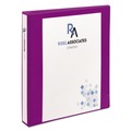 Office Jansan | Avery 17294 11 in. x 8.5 in. 1 in. Capacity 3-Rings Durable View Binder with DuraHinge and Slant Rings - Purple image number 2