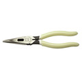 Pliers | Klein Tools D203-8-GLW 8 in. Glow In The Dark Needle Nose Pliers image number 0