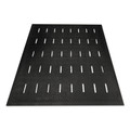 Office Furniture & Lighting | Guardian 34030401 36 x 48 Free Flow Comfort Utility Floor Mat - Black image number 1