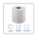 Cleaning & Janitorial Supplies | Boardwalk B6150 2-Ply Septic Safe 156.25 ft. Roll Length Toilet Tissue - White (96/Carton) image number 2