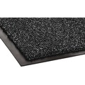  | Crown CS 0046GY 48 in. x 72 in. Cross-Over Indoor/Outdoor Olefin/Poly Wiper and Scraper Mat - Gray image number 1