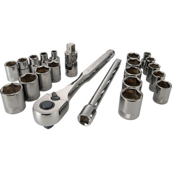 HAND TOOL SETS | Craftsman CMMT12029Z 3/8 in. Drive Mechanics Tool Set - Gunmetal Chrome (22-Piece)