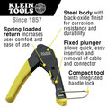 Cable and Wire Cutters | Klein Tools VDV026-211 Coax Cable Installation Kit with Zipper Pouch image number 6