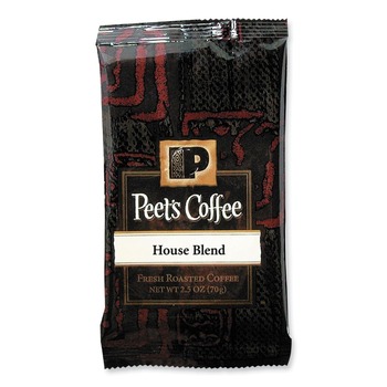 Peet's Coffee & Tea 504915 House Blend 2.5 oz. Frack Pack Coffee Portion Packs (18/Box)
