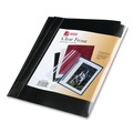 Office Jansan | ACCO A7026101A 8.5 in. x 11 in. 0.5 in. Capacity Prong Fastner Vinyl Report Cover - Clear/Black (10/Pack) image number 0