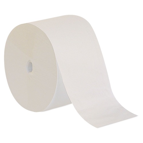 Paper Towels and Napkins | Georgia Pacific Professional 19374 Septic Safe, Compact Coreless One-Ply Bath Tissue - White (18-Rolls/Carton) image number 0