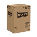 Cups and Lids | SOLO RW16-J8000 Symphony Eco-Forward 16 oz. Paper Cold Cups - White/Red/Beige (1000/Carton) image number 3