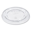  | Dart 626TS PETE Flat Straw-Slot Lids for 16 - 24 oz. Cold Cups (100/Pack, 10 Packs/Carton) image number 0