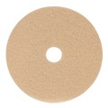 Cleaning Cloths | Boardwalk BWK4019ULT 19 in. Diameter Burnishing Floor Pads - Tan (5/Carton) image number 0
