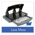 Office Jansan | Swingline A7074136 45-Sheet SmartTouch 3-Hole Punch 9/32 in. Holes - Black/Gray image number 3