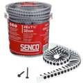 Collated Screws | SENCO 06A125P (1000/Pack) #6 1-1/4 in. Phillips Bugle-Head Collated Drywall Screw - Gray Phosphate image number 0