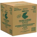Food Trays, Containers, and Lids | Dart 90HTPFB1R 9.01 in. x 9.4 in. x 3.1 in. Insulated Foam Hinged Lid Containers - Black (200/Carton) image number 0