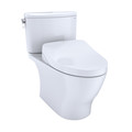 Bidets | TOTO MW4423046CUFG#01 WASHLETplus Nexus 1G 2-Piece Elongated 1.0 GPF Toilet with S500e Contemporary Bidet Seat (Cotton White) image number 0