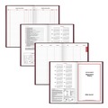Notebooks & Pads | AT-A-GLANCE SD37613 12 in. x 7.75 in. Standard 2026 Edition Wide/Legal Rule Daily Diary - Red Cover image number 3