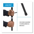 Office Jansan | MasterVision FLX09101MV Adjusts 35 in. to 64 in. High Telescoping Tripod Display Easel - Metal, Black image number 4