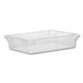 Food Trays, Containers, and Lids | Rubbermaid Commercial FG330800CLR 8.5 Gallon 26 in. x 18 in. x 6 in. Food/Tote Boxes - Clear image number 2