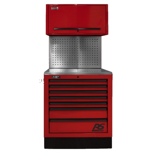  | Homak RDCTS36004 36 in. CTS Conversion Kit with Tool Board Backsplash - Red image number 0