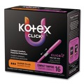 Cleaning & Janitorial Supplies | Kimberly-Clark 51582 U by Kotex Super Plus Absorbency Click Compact Tampons (8 Packs/Carton) image number 2