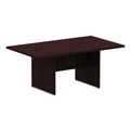  | Alera ALEVA717242MY 70.88 in. x 41.38 in. x 29.5 in. Valencia Series Rectangular Conference Table - Mahogany image number 0