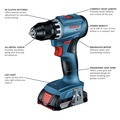 Drill Drivers | Bosch GSR18V-400B22 18V Brushless Lithium-Ion 1/2 in. Cordless Compact Drill Driver Kit with 2 Batteries (2 Ah) image number 4