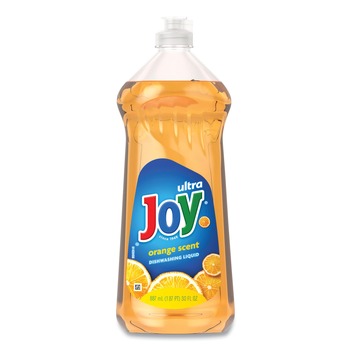 Joy 30 oz. Bottle Ultra Orange Dishwashing Liquid - Orange Scent (10/Carton)