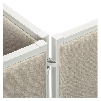 HON Verse Quick Connect 90 Degree Connecting Hardware - Gray (1-Pair)