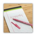 Office Jansan | BIC GSM11 RED Round Stic Xtra Life Medium 1 mm. Stick Ballpoint Pen - Red Ink/Translucent Red Barrel (1-Dozen) image number 4