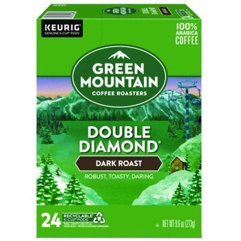 Green Mountain Coffee Coffee K-Cups - Double Black Diamond Extra Bold (24/Box)