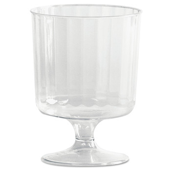 PRODUCTS | WNA WNA CCW5240 Classic Crystal 5 oz. Fluted Pedestal Wine Glasses - Clear (24 Packs/Carton, 10/Pack)