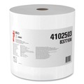 Paper Towels and Napkins | WypAll 41025 12.4 in. x 12.2 in. Power Clean Jumbo Roll X80 Heavy Duty Cloths - White (475/Roll) image number 0