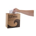 Office Jansan | Boardwalk BWK-V030IDW2 9.33 in. x 16.5 in. DRC Wipers - White (100 Dispenser Packs, 9 Dispenser Packs/Carton) image number 4