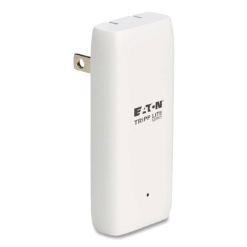 Tripp Lite Flat One-Port USB-C Wall Charger with GaN Technology - White