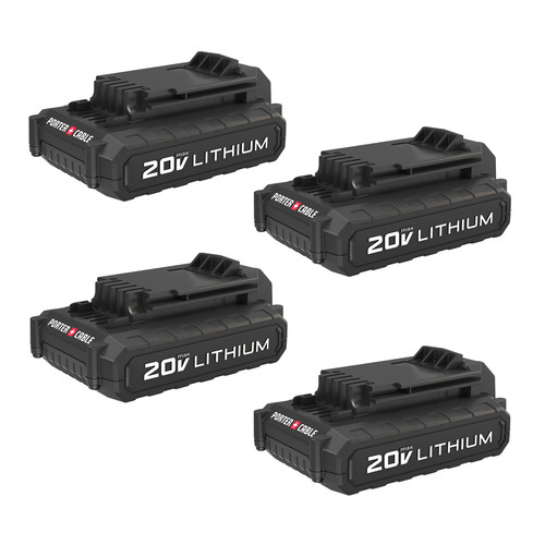 Porter Cable Pcc681l4 20v Max 1 3 Ah Lithium Ion Battery 4 Pack Cpo Outlets