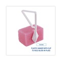 Odor Control | Boardwalk 4BBP012I144M202143000 4 oz. Cherry Scent Toilet Bowl Para Deodorizer Block - Pink (12/Box) image number 6